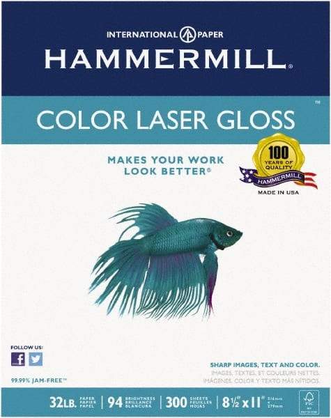 Hammermill - White Copy Paper - Use with Laser Printers, Copiers - Makers Industrial Supply