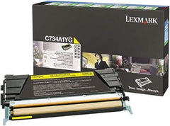 Lexmark - Yellow Toner Cartridge - Use with Lexmark C734, C736, X734, X738 - Makers Industrial Supply