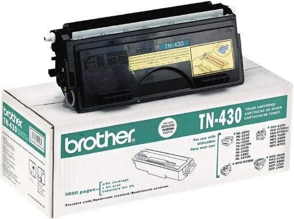 Brother - Black Toner Cartridge - Use with Brother IntelliFax-4100, 4100e, 4750, 4750e, 5750, 5750e, MFC-8300, 8500, 8600, 8700, 9600, 9700, 9800, P2500, Brother DCP-1200, 1400, HL-1230, 1240, 1250, 1270N, 1435, 1440, 1450, 1470N - Makers Industrial Supply