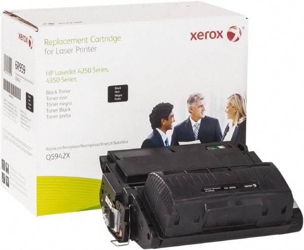 Xerox - Black Toner Cartridge - Use with HP LaserJet 4250, 4350 - Makers Industrial Supply