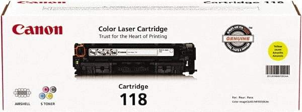 Canon - Yellow Toner Cartridge - Use with Canon imageCLASS LBP7200Cdn, LBP7660Cdn, MF8350Cdn, MF8380Cdw, MF8580Cdw - Makers Industrial Supply