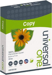 Universal One - White Copy Paper - Use with Copiers - Makers Industrial Supply