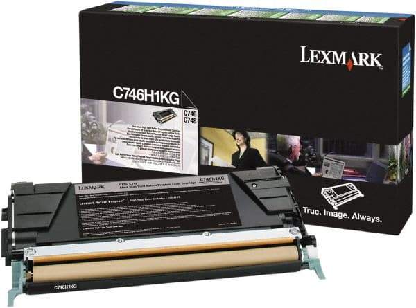 Lexmark - Black Toner Cartridge - Use with Lexmark C746, C748 - Makers Industrial Supply