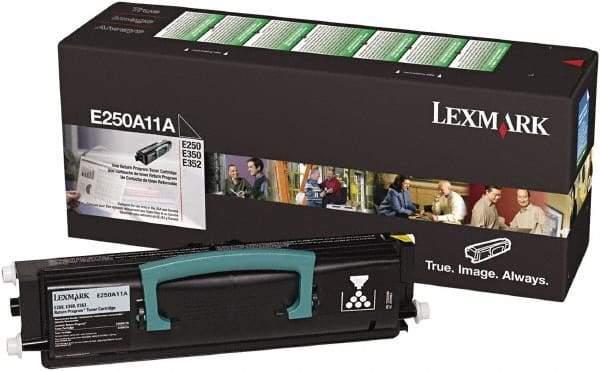 Lexmark - Black Toner Cartridge - Use with Lexmark E250, E350, E352dn - Makers Industrial Supply