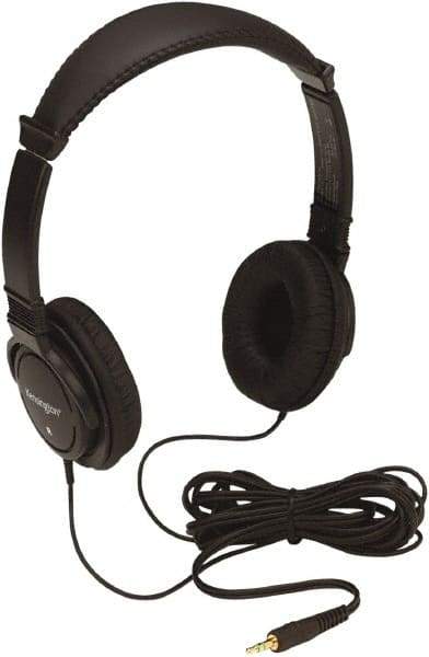 Kensington - Black Headphones - Use with Flexible Earpads - Makers Industrial Supply