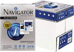 Navigator - White Copy Paper - Use with Laser Printers, Copiers, Fax Machines, Multifunction Machines - Makers Industrial Supply