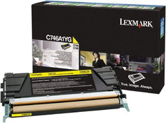 Lexmark - Yellow Toner Cartridge - Use with Lexmark C746, C748 - Makers Industrial Supply