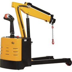 Vestil - 2,500 Lb Load Capacity, Steel Electric Floor Crane - 8' 5/64" Span - Makers Industrial Supply