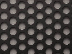 Value Collection - 36 x 40 x 0.075" Perforated Carbon Steel Sheet - 1/2" Staggered Round Holes, 11/16" Hole Spacing - Makers Industrial Supply