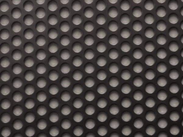 Value Collection - 36 x 40 x 0.06" Perforated Carbon Steel Sheet - 5/16" Staggered Round Holes, 7/16" Hole Spacing - Makers Industrial Supply