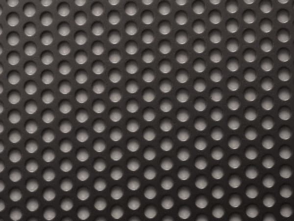 Value Collection - 0.035" Thick x 36" Wide x 40" Long, Stainless Steel Perforated Sheet - 1/4" Round Holes x 3/8" Spacing - Makers Industrial Supply