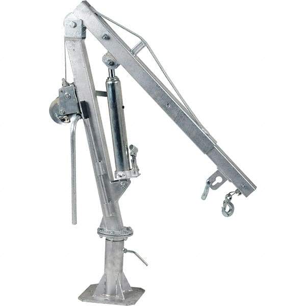 Vestil - 500 Lb Load Capacity, Steel Winch Operated Crane - 4' 21/64" Span - Makers Industrial Supply