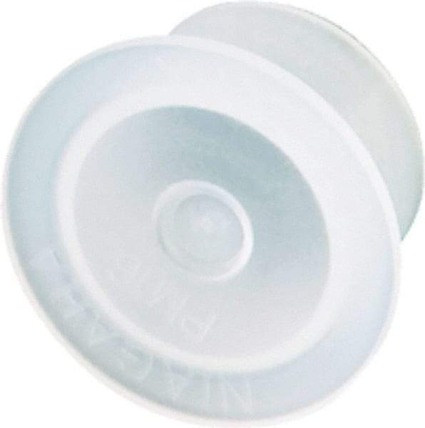 Caplugs - 13.72" ID, Push-On, Round Head Cap - 21.49mm OD, Low-Density Polyethylene, Yellow Tint - Makers Industrial Supply