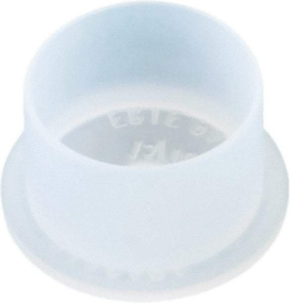 Caplugs - 0.864" ID, Push-On, Round Head Cap - 1.12" OD, 21/32" Long, Low-Density Polyethylene, Natural (Color) - Makers Industrial Supply