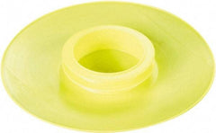 Caplugs - 10.31" ID, Push-On Flange Cap - 15.35" OD, 1-9/16" Long, Low-Density Polyethylene, Yellow - Makers Industrial Supply