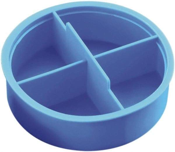 Caplugs - 0.33" ID, Round Head Tube Plug - 0.38" OD, 3/8" Long, Low-Density Polyethylene, Blue - Makers Industrial Supply