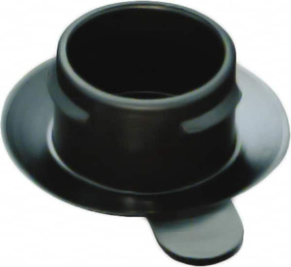 Caplugs - Push-In Finishing Plugfor 1/2 SAE, 1/4 NPT Thread - 0.444" ID, 0.72 OD, Low-Density Polyethylene, Black - Makers Industrial Supply