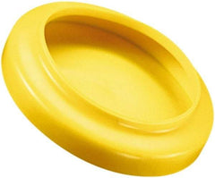 Caplugs - 2.485" ID, Flexible, Round Head Flange Cap - 13/32" Long, Vinyl, Blue - Makers Industrial Supply