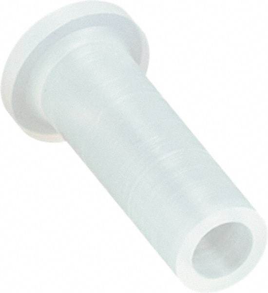 Caplugs - Round Head Cap with Flange - 1-27/64" Long, Silicone, Natural (Color) - Makers Industrial Supply