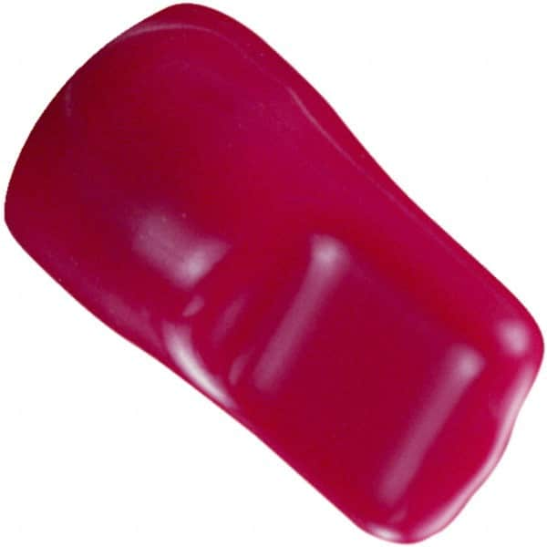 Caplugs - 0.615" ID, Pull-Tab, Round Head Cap - 1-3/16" Long, Vinyl, Red - Makers Industrial Supply