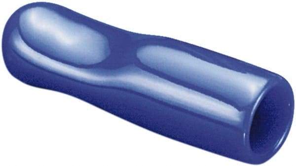 Caplugs - 5/16" ID, Pull-Tab, Round Head Cap - 1-1/4" Long, Vinyl, Blue - Makers Industrial Supply