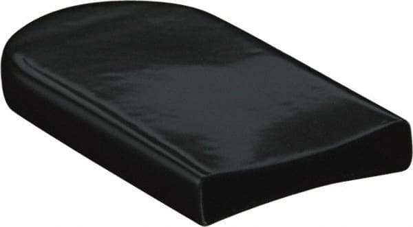 Caplugs - 1/8" x 5/8" x 5/8", Rectangular with Dome Head Finishing Cap/Grip - 1" Long, Vinyl, Black - Makers Industrial Supply