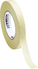 Caplugs - 100mm Wide x 55 m Long Off-White Crepe Paper High Temperature Masking Tape - Series KD11100MM, 7.5 mil Thick - Makers Industrial Supply