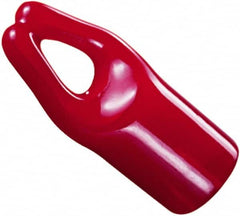 Caplugs - Round Head Hanger Tip Cap - 1" Long, Vinyl, Red - Makers Industrial Supply