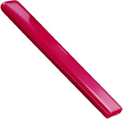 Caplugs - 0.29" x 11/32" x 11/32", Rectangular Head Finishing Cap/Grip - 1" Long, Vinyl, Red - Makers Industrial Supply