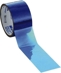 Caplugs - 3-1/2" Wide x 72 Yd Long Blue Polyester Film High Temperature Masking Tape - Series PC903500, 3 mil Thick - Makers Industrial Supply