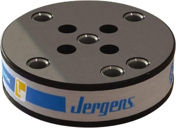 Jergens - 130mm Long x 130mm Wide x 35mm High Steel Fixture Plate - 35mm Plate Thickness - Makers Industrial Supply