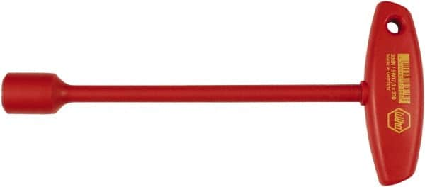 Wiha - 8mm Hollow Shaft Nutdriver - T-Handle Handle, 9.9" OAL - Makers Industrial Supply