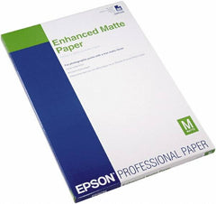 Epson - 13" x 19" White Photo Paper - Use with Inkjet Printers - Makers Industrial Supply