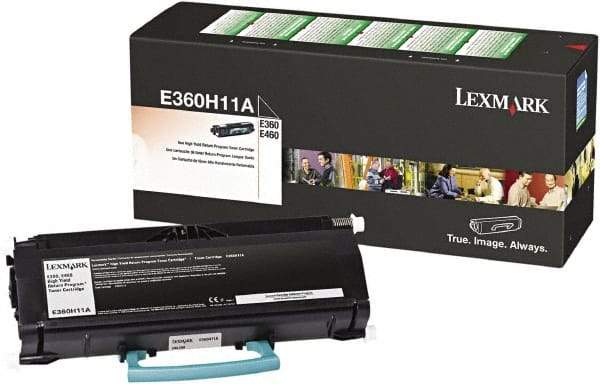 Lexmark - Black Toner Cartridge - Use with Lexmark E360d, E360dn, E460d, E460dw, E462dtn - Makers Industrial Supply