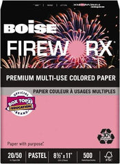 Boise - 8-1/2" x 11" Cherry Coiled Phone Cord - Use with Laser Printers, Copiers, Plain Paper Fax Machines, Multifunction Machines - Makers Industrial Supply