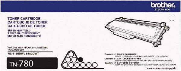 Brother - Black Toner Cartridge - Use with Brother HL-6180DW, HL-6180DWT, MFC-8950DW, MFC-8950DWT - Makers Industrial Supply