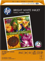 Hewlett-Packard - 8-1/2" x 11" White Colored Copy Paper - Use with Inkjet Printers - Makers Industrial Supply