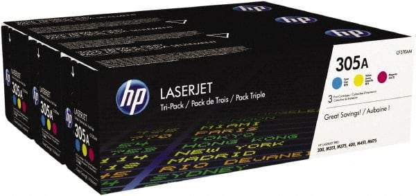 Hewlett-Packard - Cyan, Magenta & Yellow Toner Cartridge - Use with HP LaserJet Pro 300 color MFP M375nw, 400 color MFP M475, 400 color M451 - Makers Industrial Supply