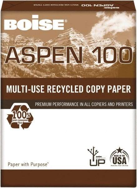 Boise - 8-1/2" x 11" White Copy Paper - Use with Laser Printers, Copiers, Inkjet Printers, Fax Machines, Multifunction Machines - Makers Industrial Supply