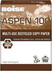 Boise - 8-1/2" x 11" White Copy Paper - Use with Laser Printers, Copiers, Inkjet Printers, Fax Machines, Multifunction Machines - Makers Industrial Supply