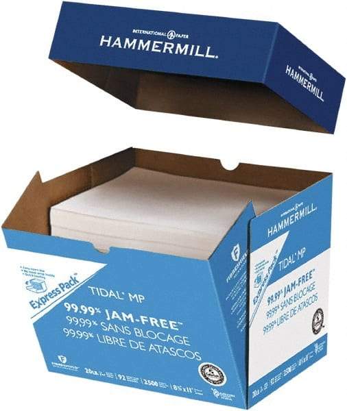 Hammermill - 8-1/2" x 11" White Copy Paper - Use with Laser Printers, Copiers, Fax Machines, Multifunction Machines - Makers Industrial Supply