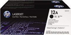 Hewlett-Packard - Black Toner Cartridge - Use with HP LaserJet 1012, 1018, 1020, 1022, 3015, 3020, 3030, 3050, 3052, 3055, M1319f MFP - Makers Industrial Supply