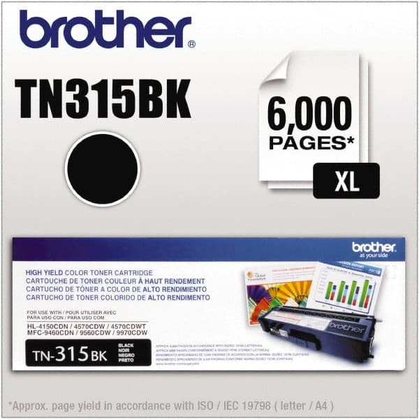 Brother - Black Toner Cartridge - Use with Brother HL-4150CDN, 4570CDW, 4570CDWT, MFC-9460CDN, 9560CDW, 9970CDW - Makers Industrial Supply