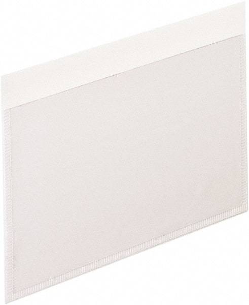 Pendaflex - 3 x 5", Letter Size, Clear, Pocket Folders - Assorted Tab Cut Location - Makers Industrial Supply