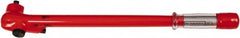 Wiha - 1/2" Drive Insulated Torque Wrench - 40 N/m to 220 N/m Torque, 21" OAL - Makers Industrial Supply