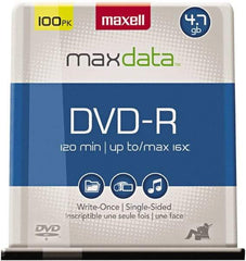 Maxwell House - Gold DVD-RW Discs - Use with CD, DVD Drives - Makers Industrial Supply