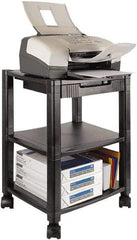 Kantek - Black Printer/Copier Stand - Use with Computer, Fax Machines, Printer - Makers Industrial Supply