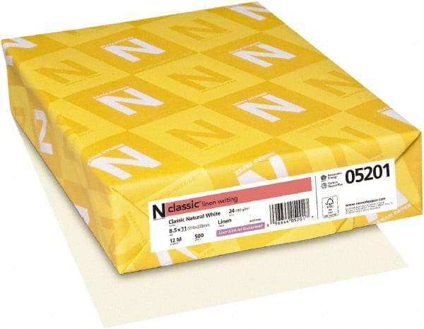 Neenah Paper - 8-1/2" x 11" Natural White Copy Paper - Use with Laser Printers, Inkjet Printers, Copiers - Makers Industrial Supply