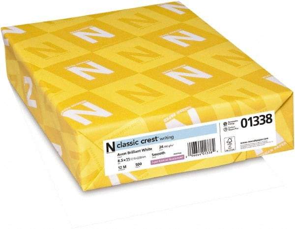 Neenah Paper - 8-1/2" x 11" Brilliant White Copy Paper - Use with Laser Printers, Inkjet Printers, Copiers - Makers Industrial Supply