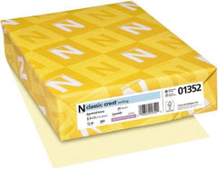 Neenah Paper - 8-1/2" x 11" Baronial Ivory Copy Paper - Use with Laser Printers, Inkjet Printers, Copiers - Makers Industrial Supply